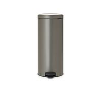 Poubelle manuelle BRABANTIA à pédale NewIcon 30L Platinium