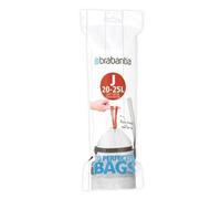 Brabantia 115585, 23 L, Blanc, Polyéthylène haute densité (HDPE), 55 cm, 535 mm, 240 pièce(s)
