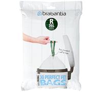 Brabantia 115646 PerfectFit Sac de poubelle pour Bo Touch Bin Plastique Blanc 0,1 x 46 x 76 cm