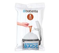 Brabantia 116841 PerfectFit Sac de poubelle pour NewIcon Plastique Blanc 0,1 x 35,1 x 49,3 cm
