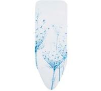 Brabantia - 118982 - Housse Pour Table À Repasser C, 124 X 45 Cm, Kit Complet, Cotton Flower Bleu G