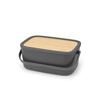 Brabantia Accessoires de Salle de Bains, Kit de 3, Collection Renew - Dark Grey