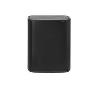 Brabantia - 221484 - Poubelle Bo Touch Bin, Noir mat, 2 x 30 L