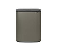 Brabantia - 223068 - Poubelle Bo Touch Bin, 60L , Platinum 223068