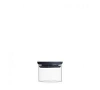 Brabantia 298301 Pot Rond Verre Gris, Transparent
