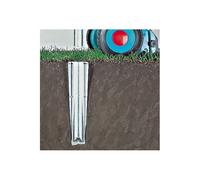 Brabantia - Ancre de Sol en Métal - pour Séchoirs Topspinner et Lift-O-Matic - Capuchon de Fermeture Pratique - Pas Besoin de Béton - Résistant à la Corrosion - Ø 45 mm