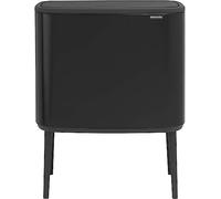Brabantia 316067 Bo Touch Bin Poubelle Acier Inoxydable Noir mat 31,5 x 54 x 68 cm