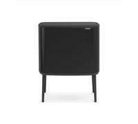 Brabantia 316067 poubelle 33 L Rectangulaire Acier inoxydable Noir