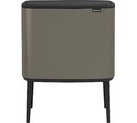 Brabantia 316142 Bo Touch Bin Poubelle Acier Inoxydable Platinum 31,5 x 54 x 68 cm