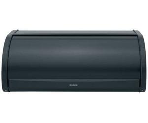 Brabantia 333460 Boîte À Pain Avec Couvercle Coulissant, Taille Normale, Noir