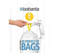 Brabantia 348983 Distributeur de Sacs Poubelles Poignées Coulissantes 3 L Blanc
