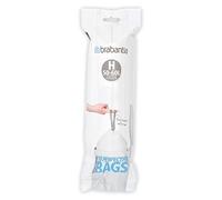 Brabantia 375705 Distributeur de Sacs Poubelles Poignées Coulissantes - 30 Sacs 50-60 L Blanc