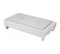 Plat / moule GENERIQUE Brabantia - 477164 - Chauffe-Plat avec Grille Gris - 2 Bougies - Blanc [Cuisine]