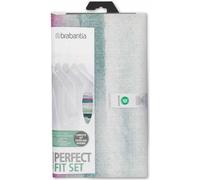 Brabantia Baumwollbezug mit 4mm Schaumstoff und Filz, Bügeltischbezug, Morning Breeze, 135 x 45 cm, 119101