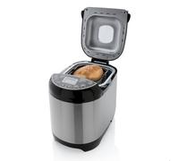 Brabantia BBEK1114 Machine à pain, 19 programmes, Minuterie 15 heures | Fonction maintien au Chaud, 3 Niveaux de Brunissage, Convient aux Régimes et Aux Allergies, Acier Inoxydable