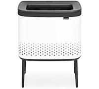 Brabantia Bo Corbeille à Linge Blanc Et Noir 60 Litres