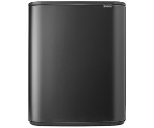 Brabantia Bo poubelle 2 l noir-gris 233609