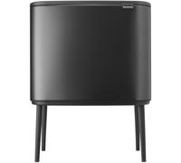 Brabantia Bo poubelle 3 l noir-gris 233586
