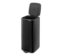 Brabantia Poubelle à pédale Bo 30 L Noir mat