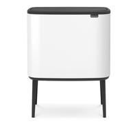 Brabantia Bo poubelle 36 l blanc-noir 313509