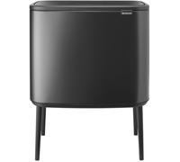 Brabantia Bo poubelle 36 l noir-gris 233562