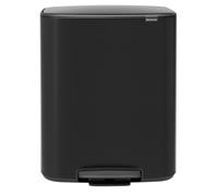 Brabantia Poubelle à pédale Bo – 60 L – Noir