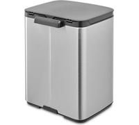 Brabantia Bo Poubelle 7 L Rectangulaire Acier Noir, Acier