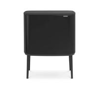 Brabantia Bo Touch Bin 11+23 litres noir mat