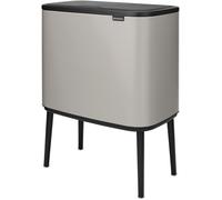 brabantia Bo Touch Bin 11+23 Litres - Soft Grey