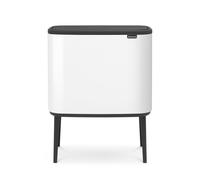 BRABANTIA Poubelle Bo Touch Bin - 36 L - Blanc