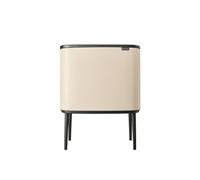Brabantia Bo Touch Bin Poubelle - 36 litres - seau intérieur en plastique - soft beige 201189