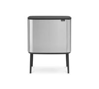 Brabantia Bo Touch Bin Poubelle - 3x11 litres - 3 seaux intérieurs en plastique - acier mat anti-traces de doigts 316081