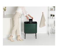 Brabantia Bo Touch Bin Poubelle - 3x11 litres - 3 seaux intérieurs en plastique - vert pin 304200