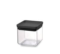 Brabantia Bocal carré Tasty+ – Gris foncé – 0,7 L