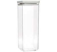 Brabantia Bocal de rangement carré TASTY+ 2.5 L Gris clair