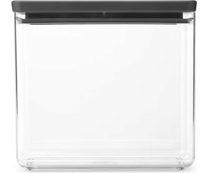 brabantia Bocal Carré, Tasty+ Dark Grey - 5,4 L