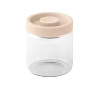 Brabantia Bocal de rangement sous vide de 750 ml avec couvercle à pompe intégré et corps transparent, conçu pour stocker des collations, des noix ou des aliments secs dans les armoires de cuisine ou
