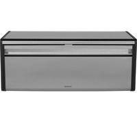 Brabantia Boîte à pain pliante frontale carrée, acier mat