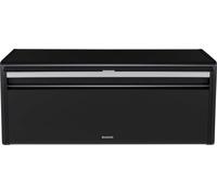 Brabantia Boîte à pain pliante frontale carrée, noire mate