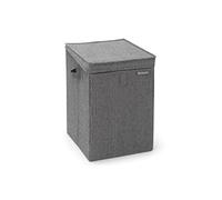 Brabantia - Boîtes à Linge - Empilables - Ouverture sur Le Devant et Le Dessus - Tri Efficace dans Un Petit Espace - Facile à Remplir et Vider - Gros Volume - Noir Poivré - 35 L