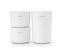 Brabantia 281327 Renew Collection Pots de Stockage, White