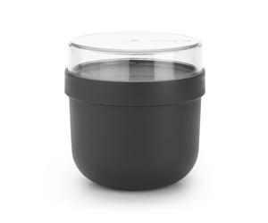 Brabantia Bol à petit déjeuner Make & Take 0.5 L Gris foncé