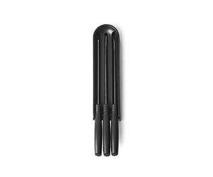 Brabantia (BRAA3-123023- Bloc de couteaux (tiroir) plus 3 couteaux : d'office, à pain, du chef - Dark Grey Taille Unique