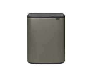 Brabantia (BRAA3-221521 - Poubelle Bo Touch Bin, Platinum, 2 x 30 L
