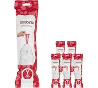 Brabantia Brabantia PerfectFit Sacs poubelle - 20 l - code Y - 6 rouleaux x 20 pièces