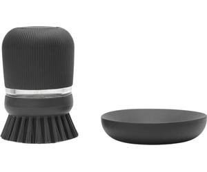 brabantia Brosse Distributrice de Liquide Vaisselle - Dark Grey