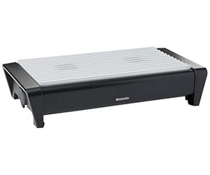 Brabantia Chauffe-Plat 2 Bougies + Grille - Grise Noir Satiné