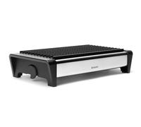 Brabantia Chauffe-Plat avec Grille - Noir - 2 Bougies - Matt Inox