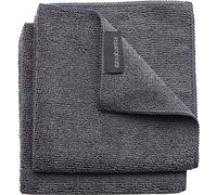 Brabantia – Torchon microfibre – 30 x 30 x 0,5 cm – Gris foncé – Lot de 2