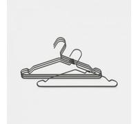 Brabantia Cintres pour vêtements 118647 – Aluminium – Kit de 4 – Noir